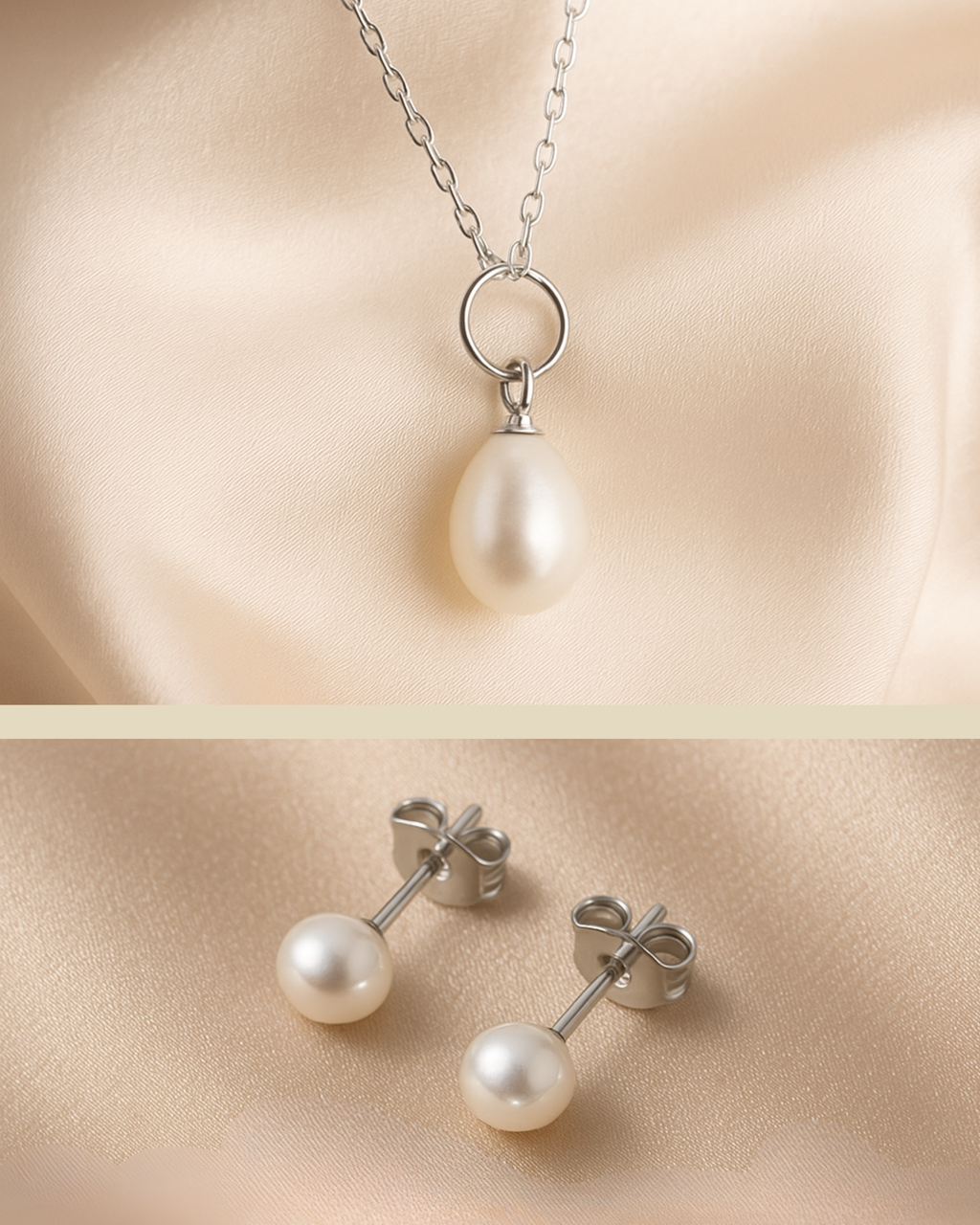 Schmuckset "Adele" Farbe Silber