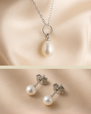 Schmuckset "Adele" Farbe Silber