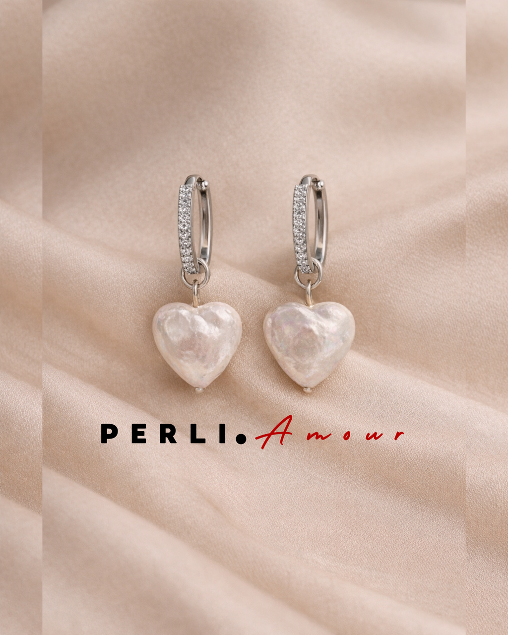 Herz-Ohrringe "Liesl"