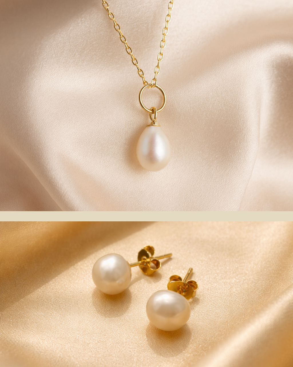 Schmuckset "Adele" - Farbe Gelbgold