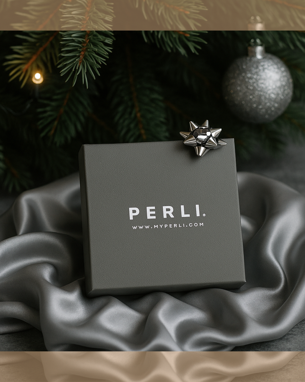 Schmuckbox von PERLI. im weihnachtlichen Ambiente