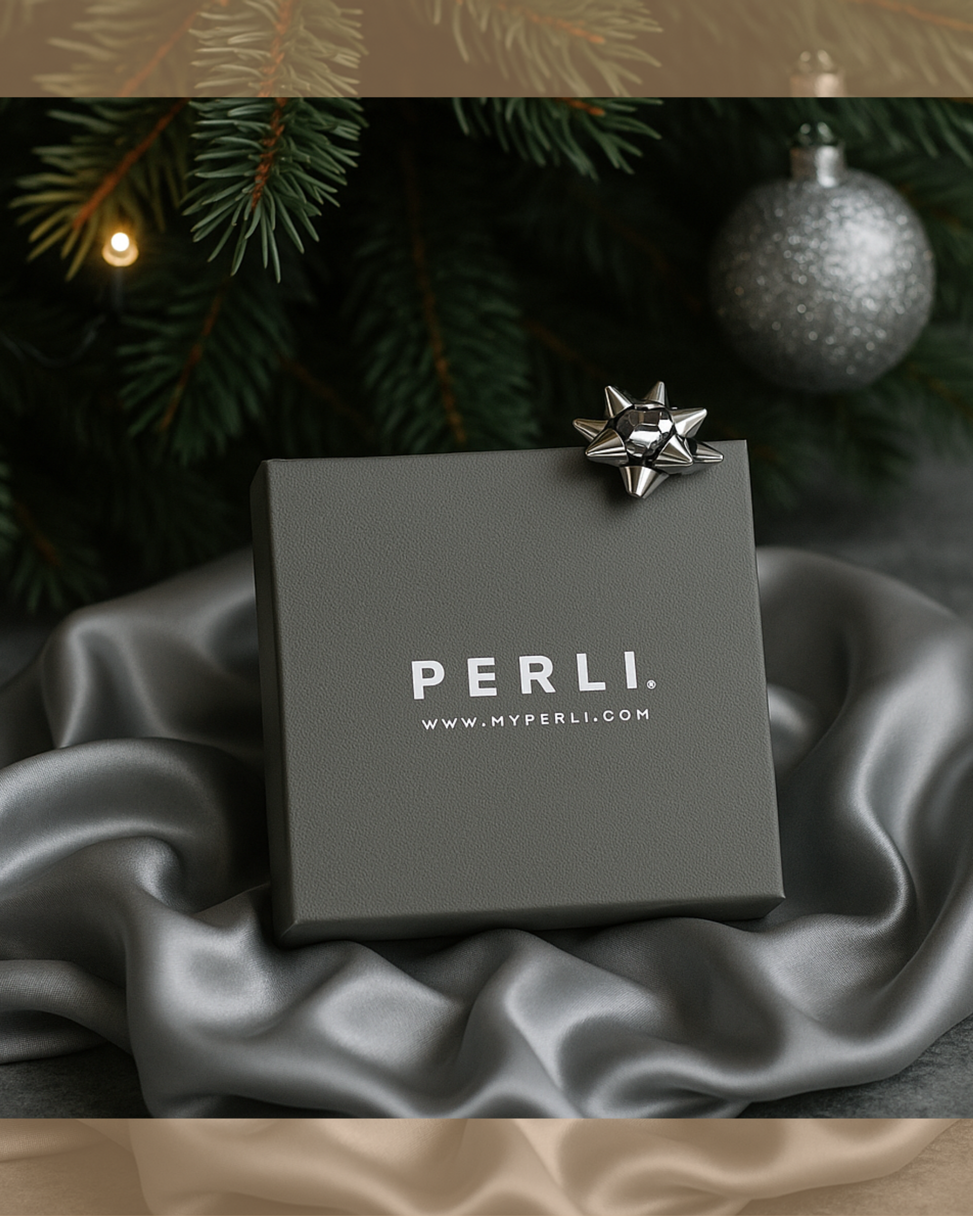 Schmuckbox von PERLI. im weihnachtlichen Ambiente