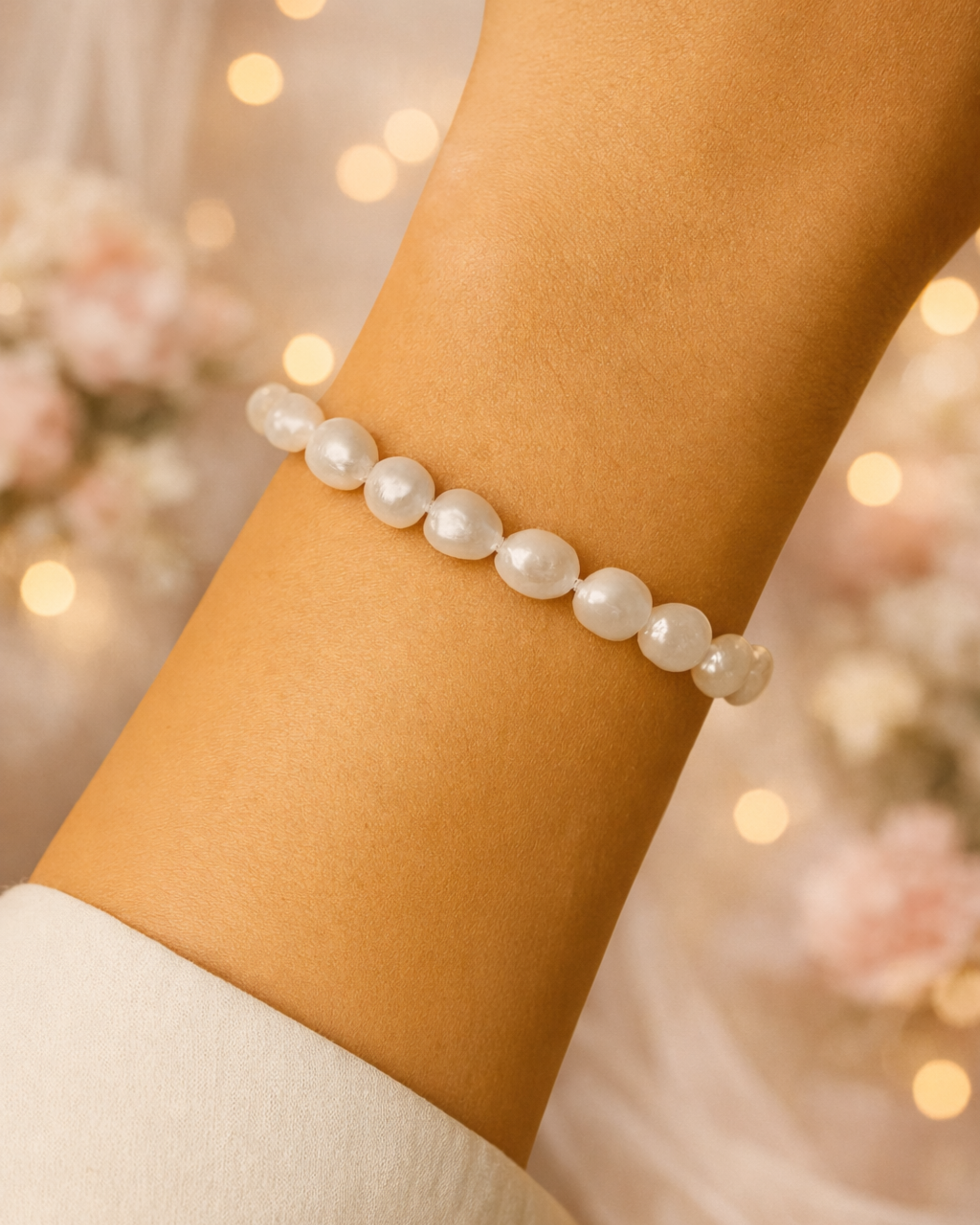 hochwertiges Perlenarmband von PERLI